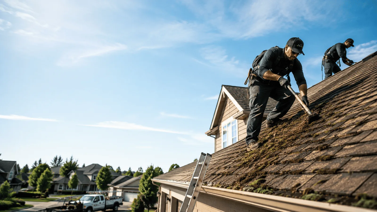 Roof Moss Removal in Roodhouse, IL near me